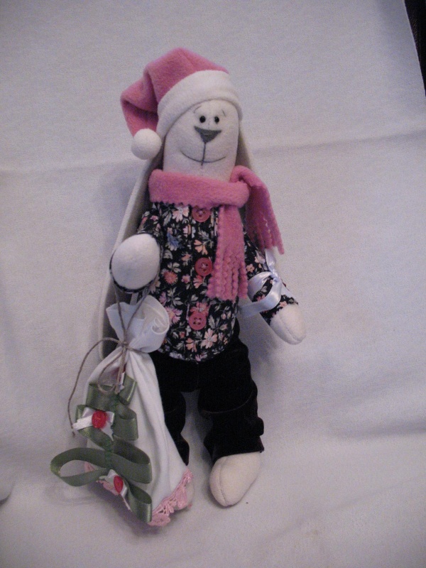 Rabbit with Christmas gifts