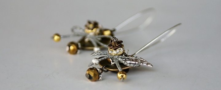 Earrings and bracelets k-th " V & quot Bouquet; picture no. 2