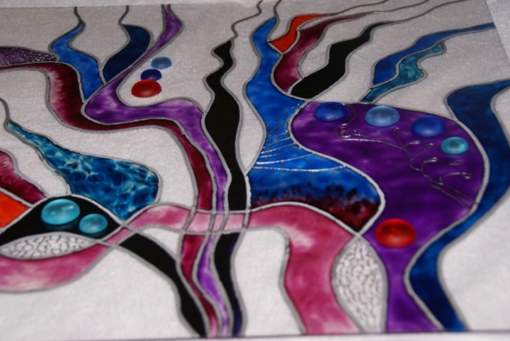 Stained-glass windows " wind " picture no. 2