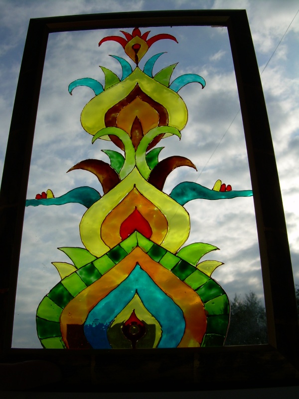 Stained-glass windows " Jungle "