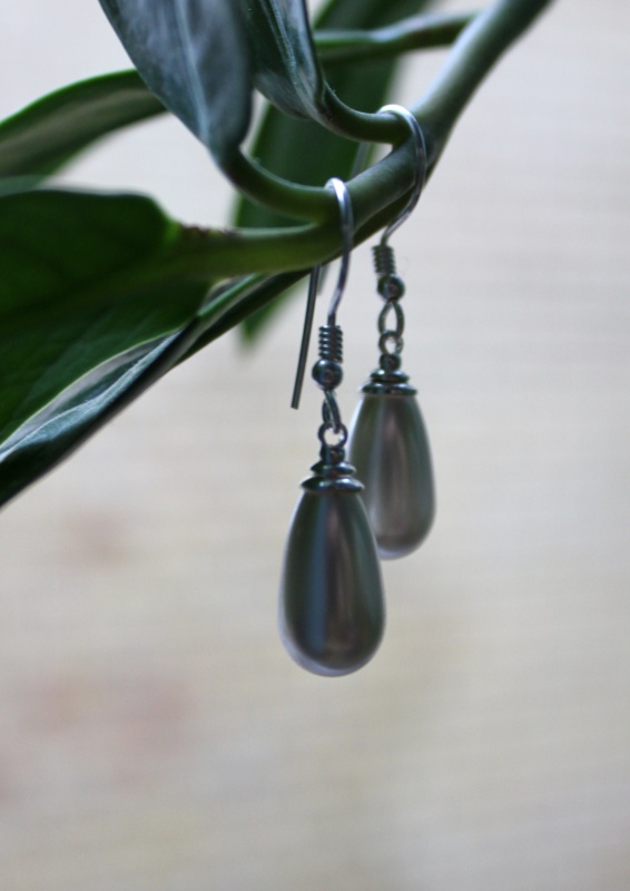 Earrings - Winter blob