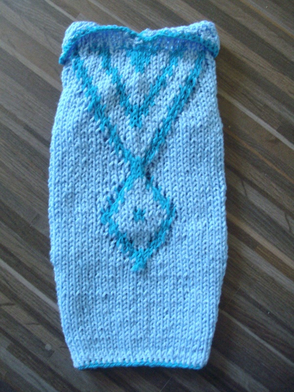 Blue sweater for puppy dog No.4