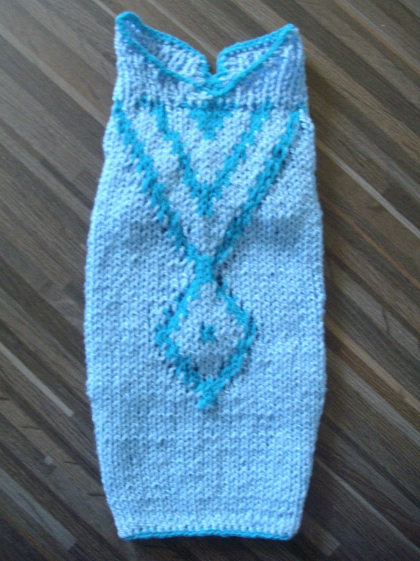 Blue sweater for puppy dog No.4 picture no. 2