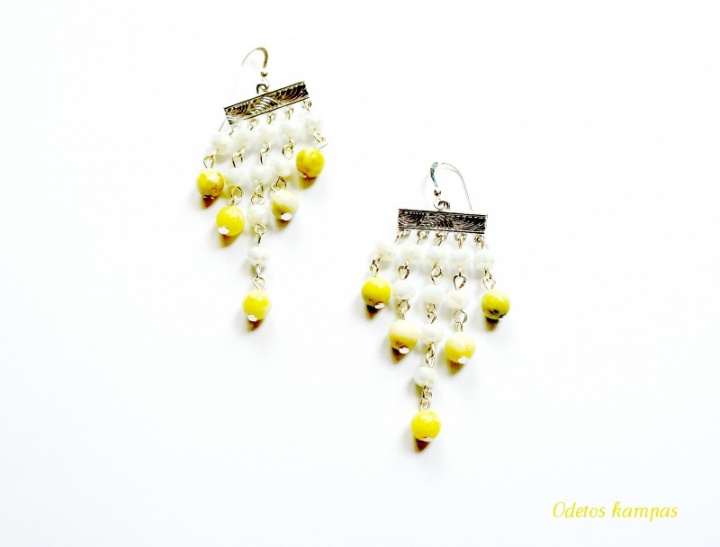 Earrings with Jade
