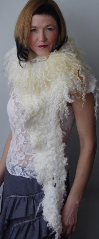 Scarf " Snow breathing "