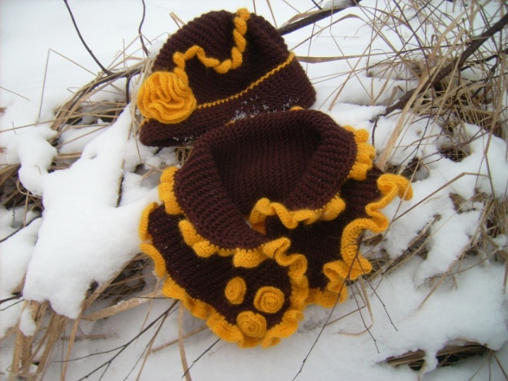 Set cap and scarf