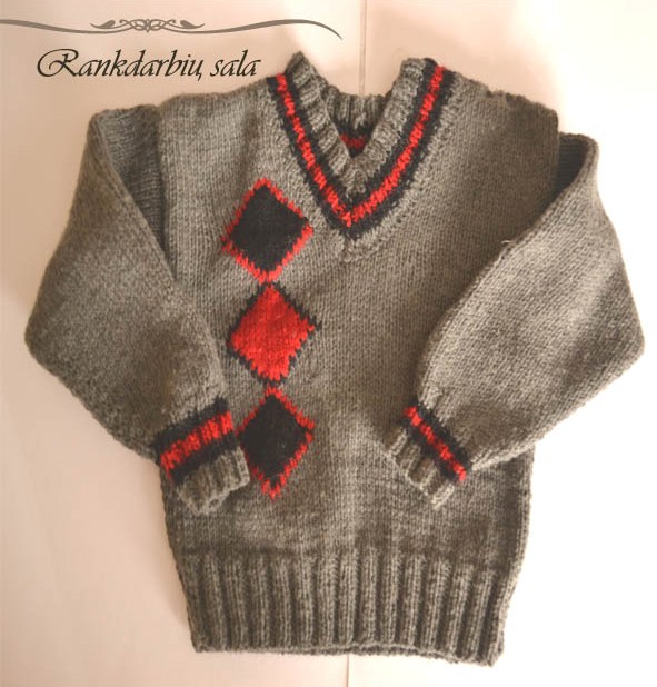 Gray sweater