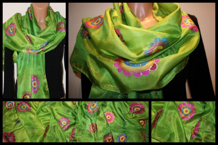 Morocco, silk scarf