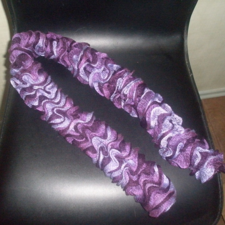 Variegated scarf