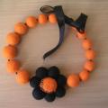 Morkavi necklace with gelyte - Necklaces - felting