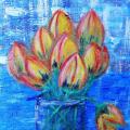 Tulips - Acrylic painting - drawing