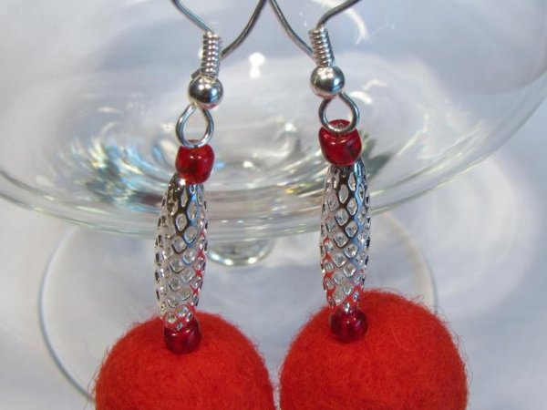 Red - Earrings