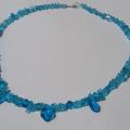 Blue - Necklace - beadwork