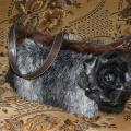 Fur handbag - Handbags & wallets - sewing