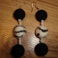 Auskarelis - Earrings - felting