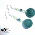 Auskariukai - Earrings - felting