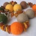 neckless - Necklaces - felting