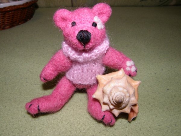 Pink Teddy - Dolls & toys