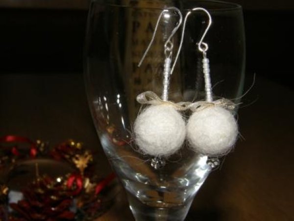 White - Earrings