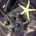 Turquoise earrings - Earrings - felting