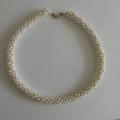 pearly strings of beads - Necklace - beadwork