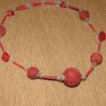 the coral necklace - Necklace - beadwork