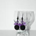 Subtle luxury - Earrings - felting