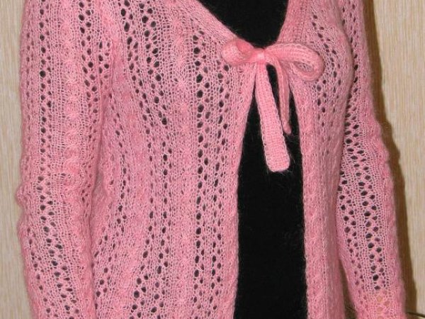 Pink tie sweater - Sweaters & jackets