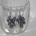 Pearls clusters - Earrings - beadwork