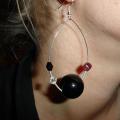 Land pearls - Earrings - beadwork