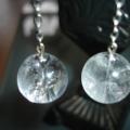 Crystal sparkle - Earrings - beadwork