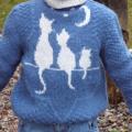 sweater " to Moon " - Sweaters & jackets - knitwork