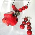 coral pendant - Kits - beadwork