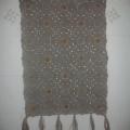 crocheted wall mat - Lace - needlework