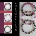 Violet color is of luxury - Bracelets - beadwork