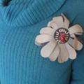 Blue flower - Brooches - making