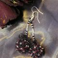 Playful elegance - Earrings - felting