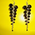 Grapes kekytes - Earrings - beadwork