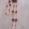 orange style - Necklaces - felting