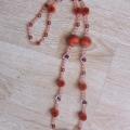 orange style 2 - Necklaces - felting