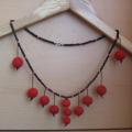 like cherries :) - Necklaces - felting