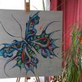Frosted butterfly - Pictures - drawing