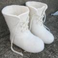 white veilokiukai - Shoes & slippers - felting