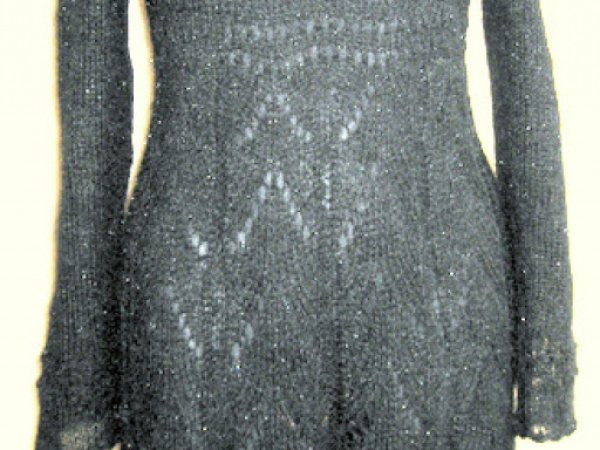 Juoda moherinė suknelė 3