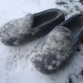 Grandmother - Shoes & slippers - felting