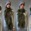 Veltas scarf " green & quot kutuku dancing; - Scarves & shawls - felting