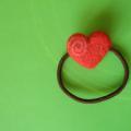 Sweetheart - Hair accessories - felting