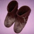 brown - Shoes & slippers - felting