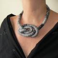 " Cold node " - Necklaces - felting