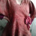 Felt tunic " Raspberry flavor " - Other clothing - felting